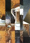 Juan Gris Beer cup and card oil painting reproduction
